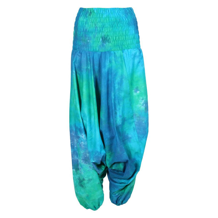 Tie Dye Drop Crotch Harem Pants