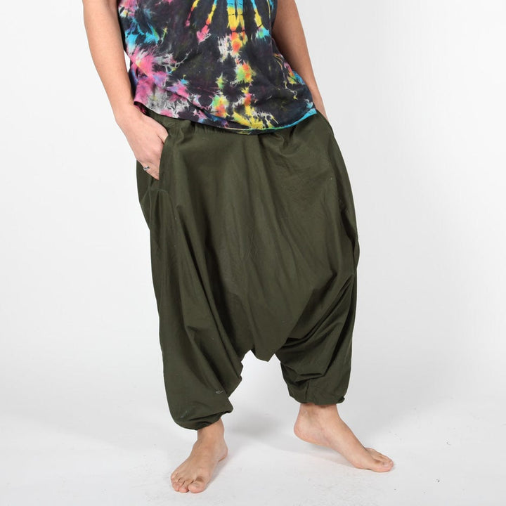 Men's Organic Jogger Waist Harem Pants