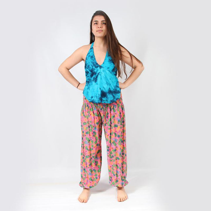 Pineapple Print Harem Pants