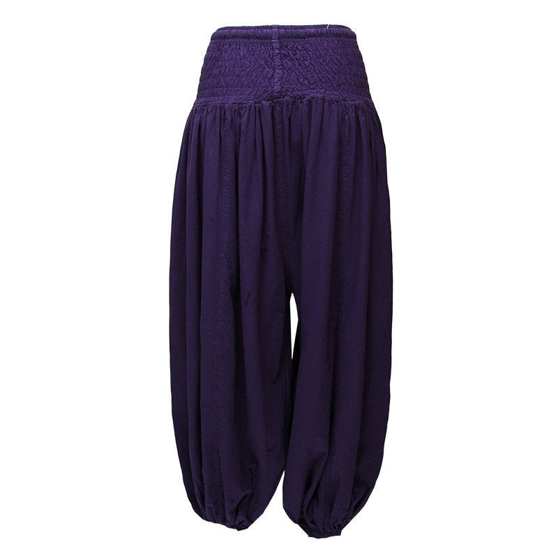 Coline Premium High Crotch Cotton Harem Pants