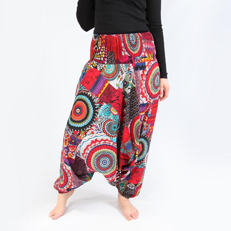 Colourful Printed Harem Pants