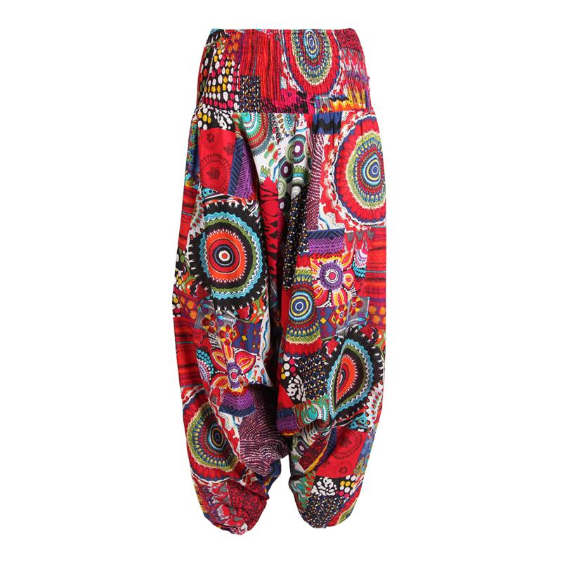 Colourful Printed Harem Pants