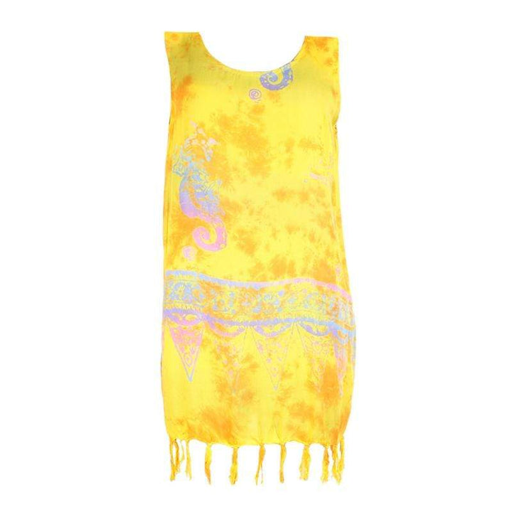 Tie Dye Batik Beach Dress