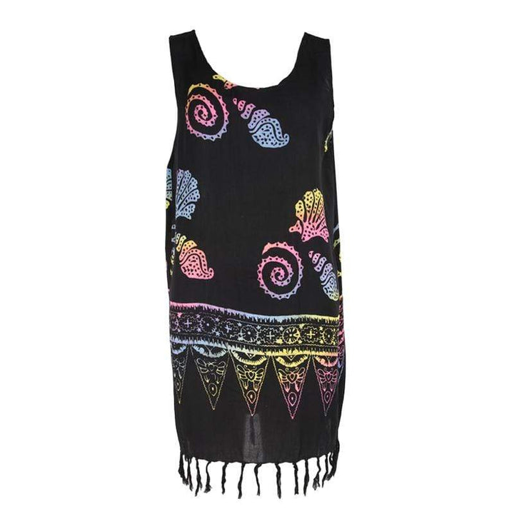 Tie Dye Batik Beach Dress