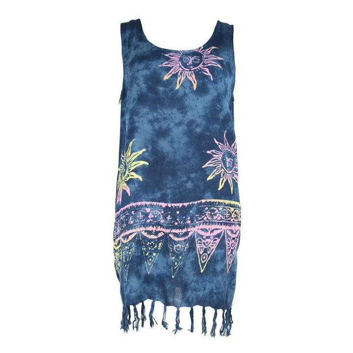 Tie Dye Batik Beach Dress