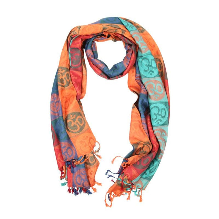 Ohm Check Print Scarf