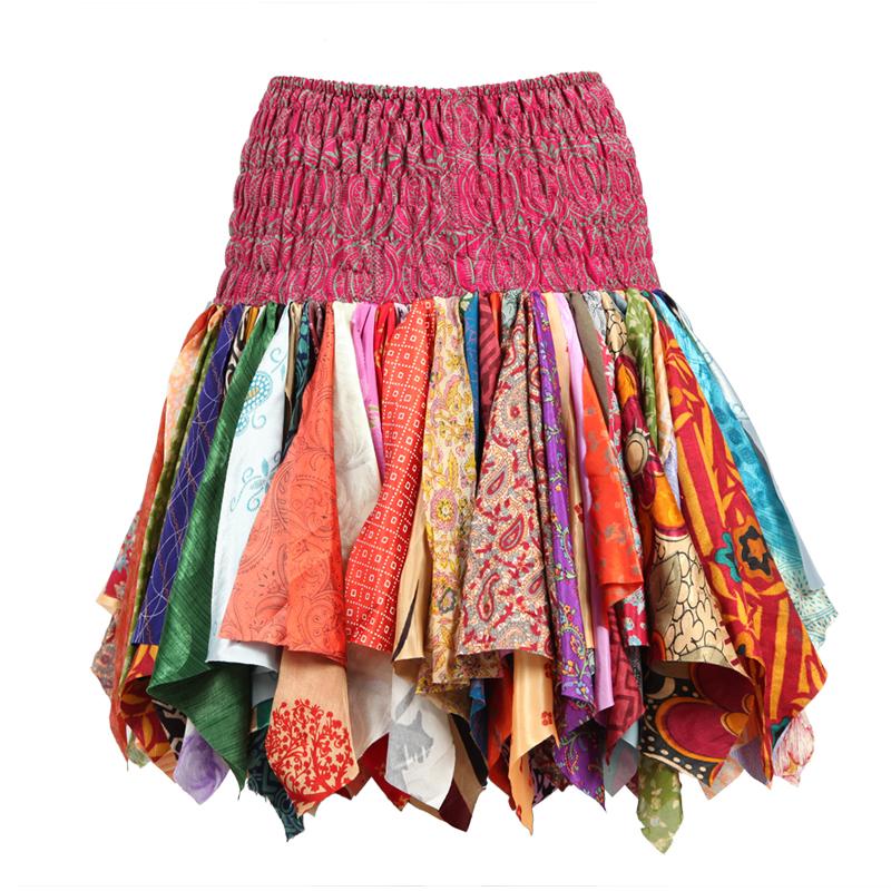 Upcycled Mini Hanky Skirt