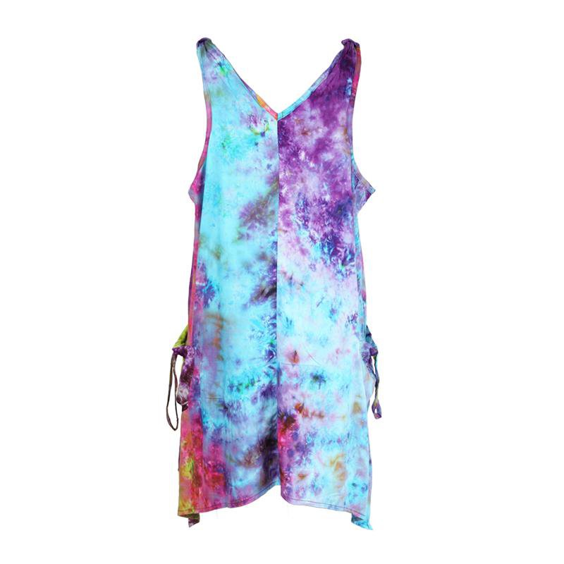 Hanky Hem Pinafore Tie Dye Dress