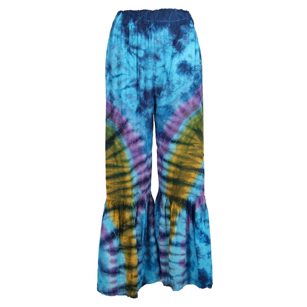 Tie Dye Bell Bottom Trousers