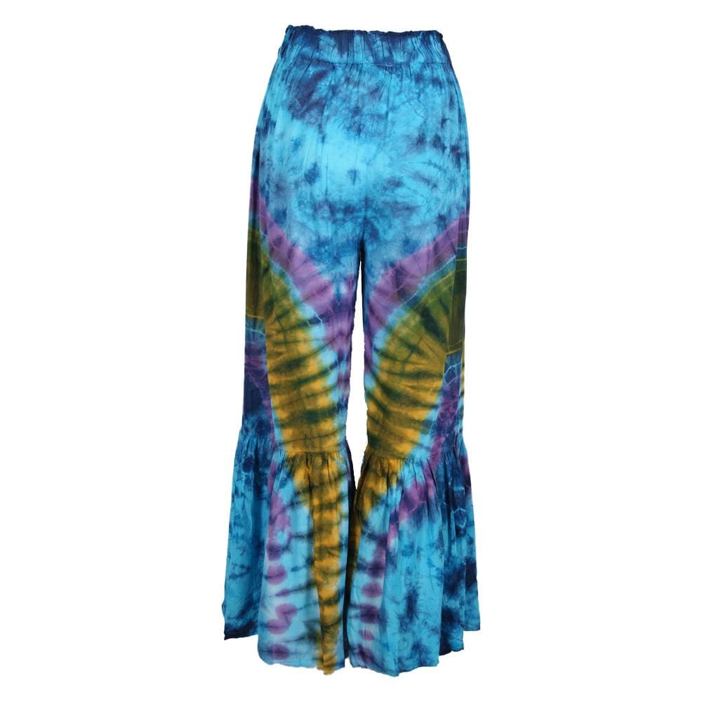 Tie Dye Bell Bottom Trousers