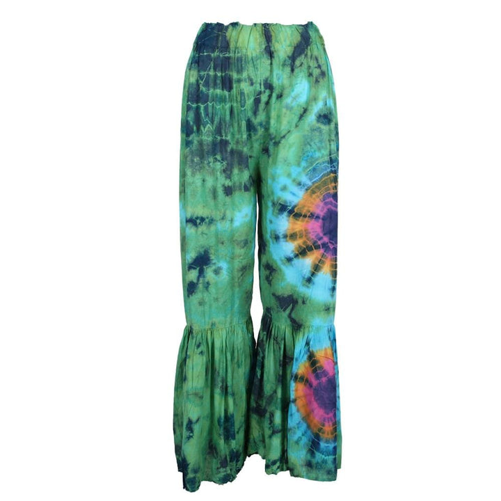 Tie Dye Bell Bottom Trousers