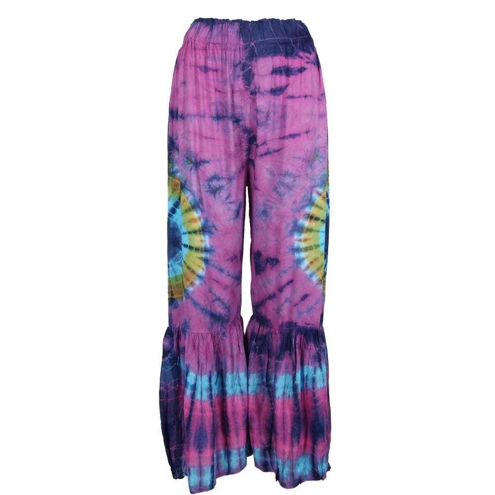 Tie Dye Bell Bottom Trousers