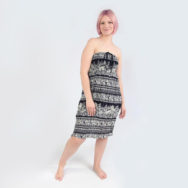 Elephant Bandeau Dress