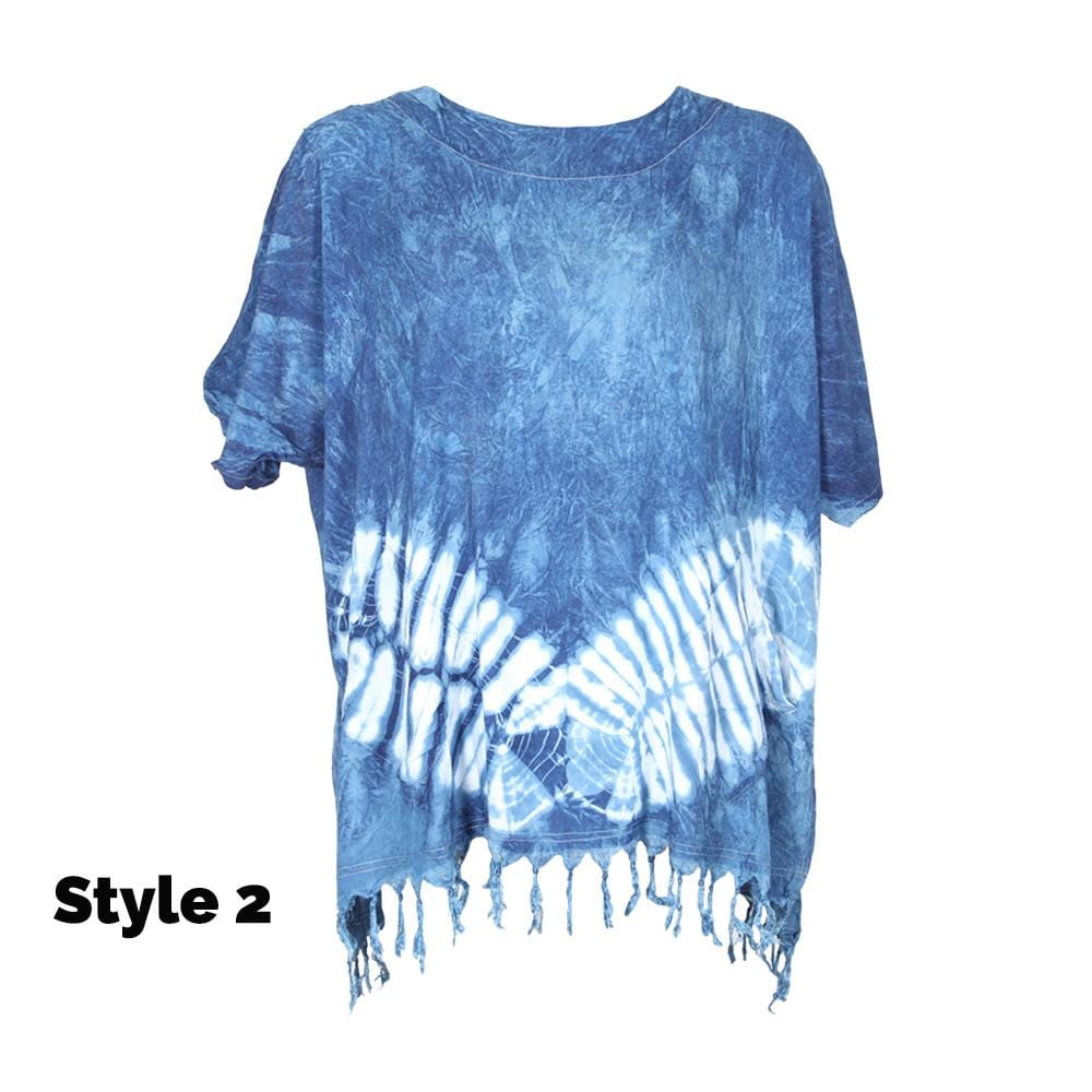 Indigo Tie Dye Top