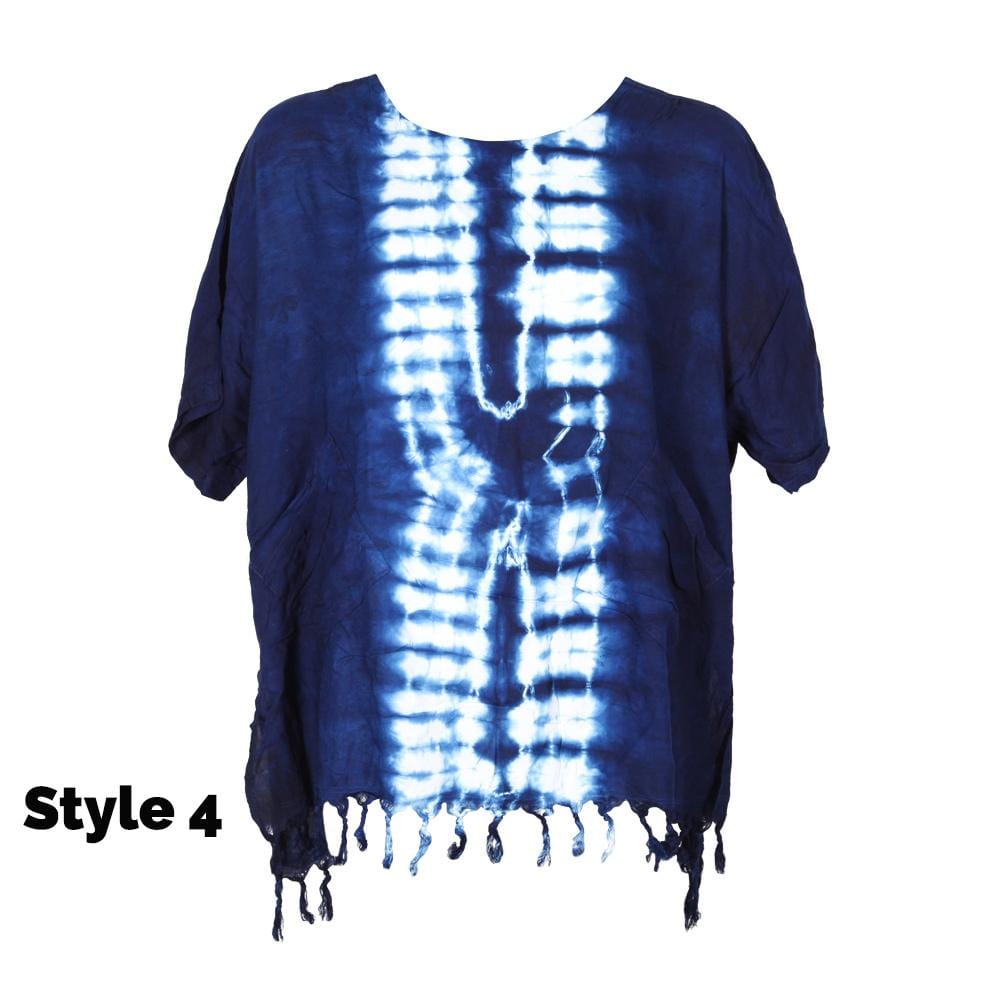 Indigo Tie Dye Top