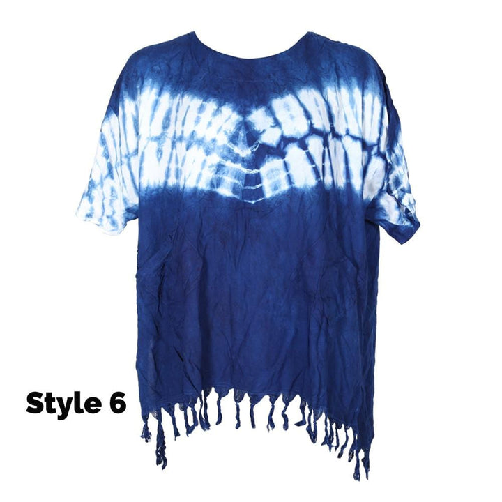 Indigo Tie Dye Top