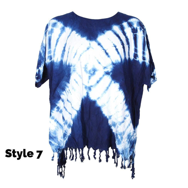 Indigo Tie Dye Top