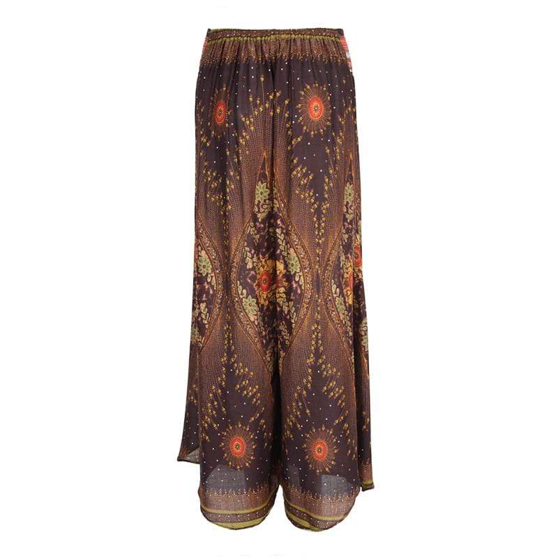 Peacock Print Trousers