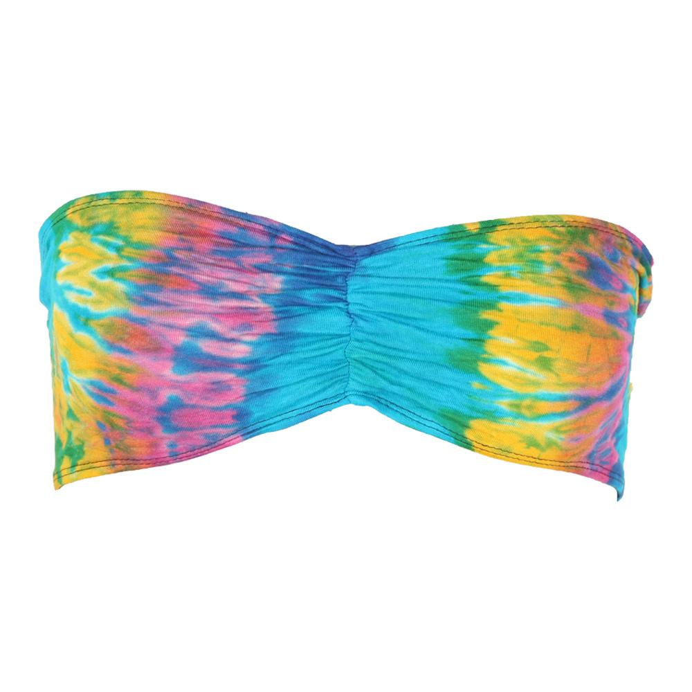 Petite Tie Dye Bandeau Top