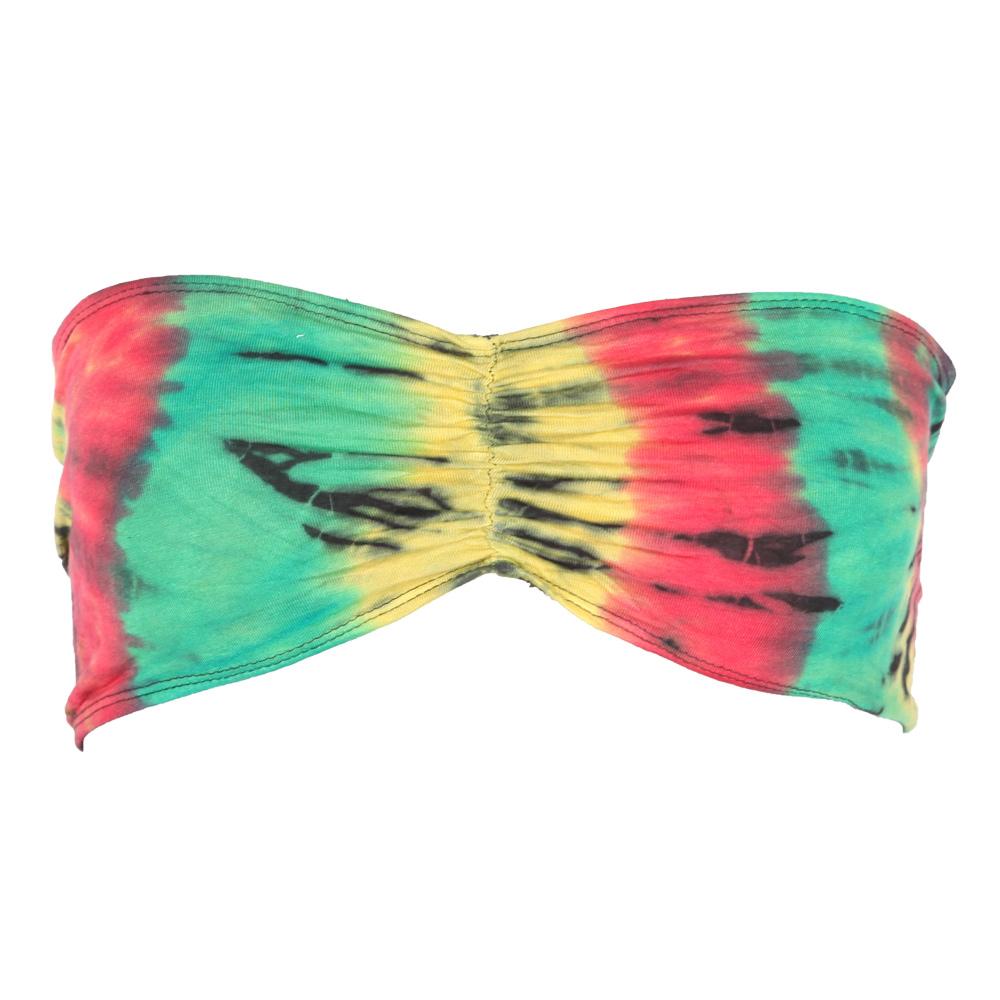 Petite Tie Dye Bandeau Top