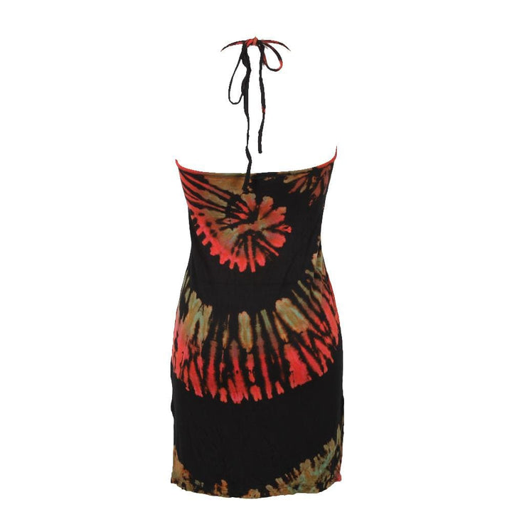 Tie Dye Halter Mini Dress