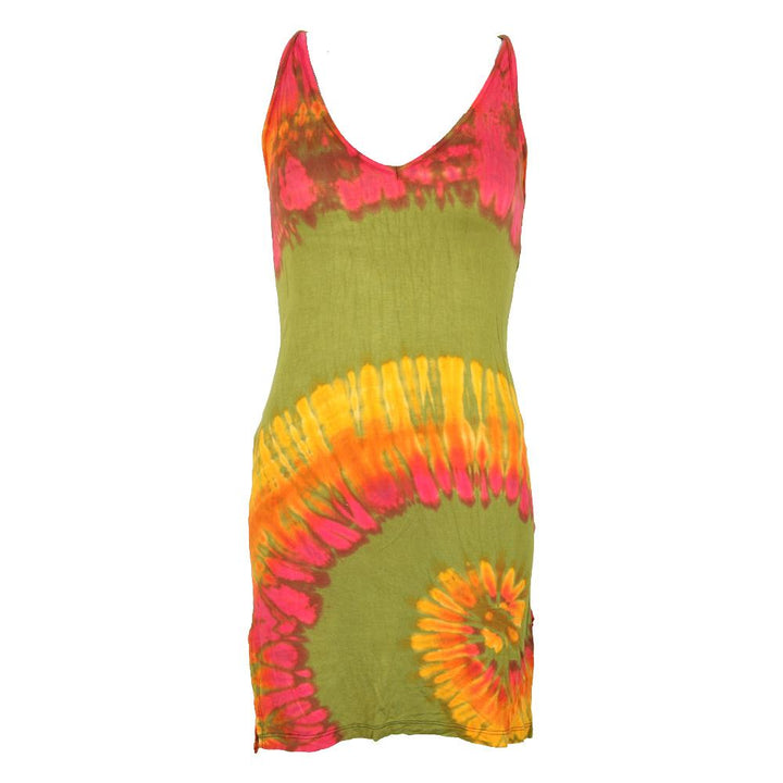 Tie Dye Halter Mini Dress