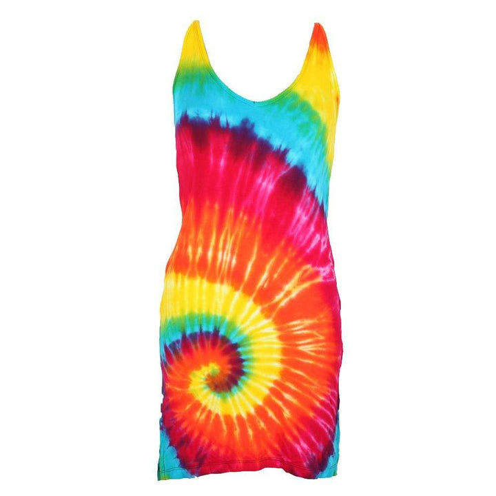 Tie Dye Halter Mini Dress