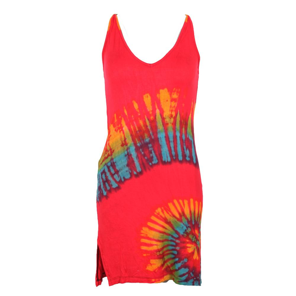 Tie Dye Halter Mini Dress