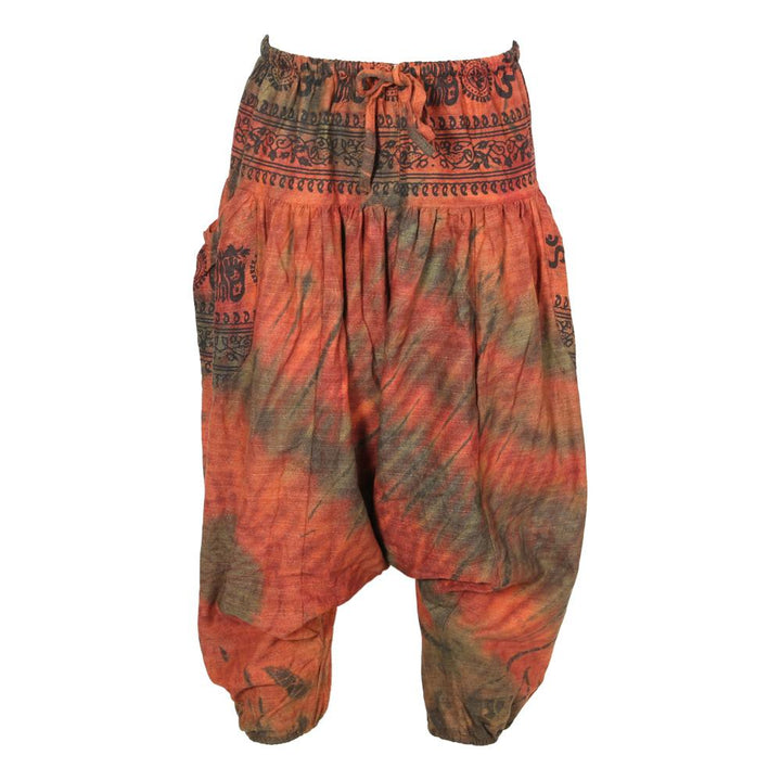 Men's Overdyed Grunge Harem Pants