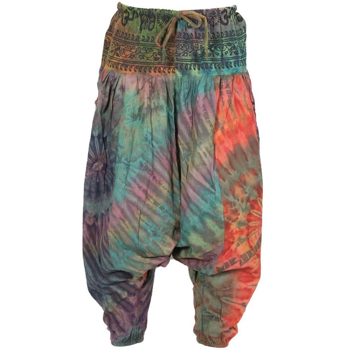 Men's Overdyed Grunge Harem Pants