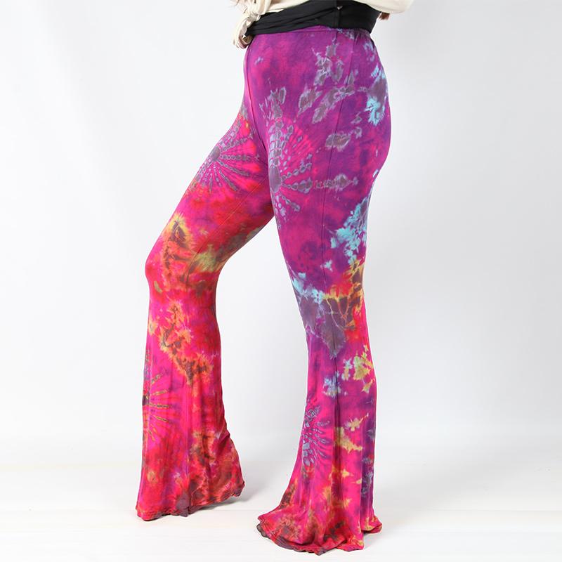 Tie Dye Jersey Flares