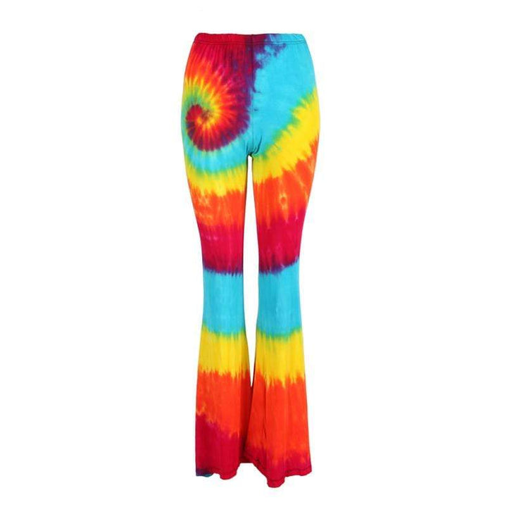 Tie Dye Jersey Flares