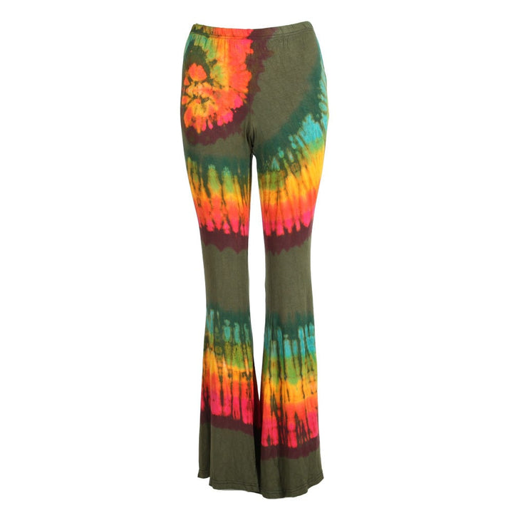 Tie Dye Jersey Flares