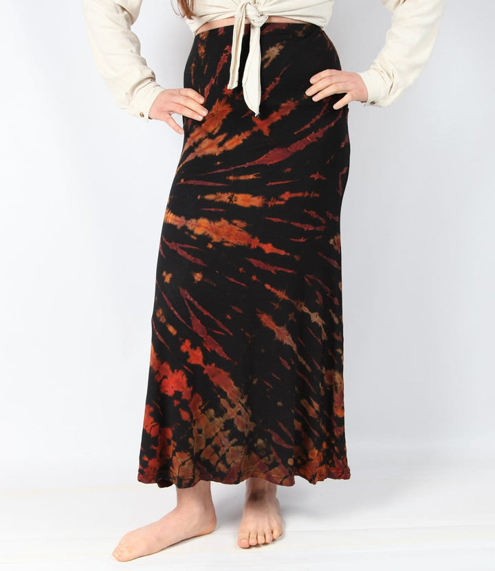 Tie Dye Maxi Skirt