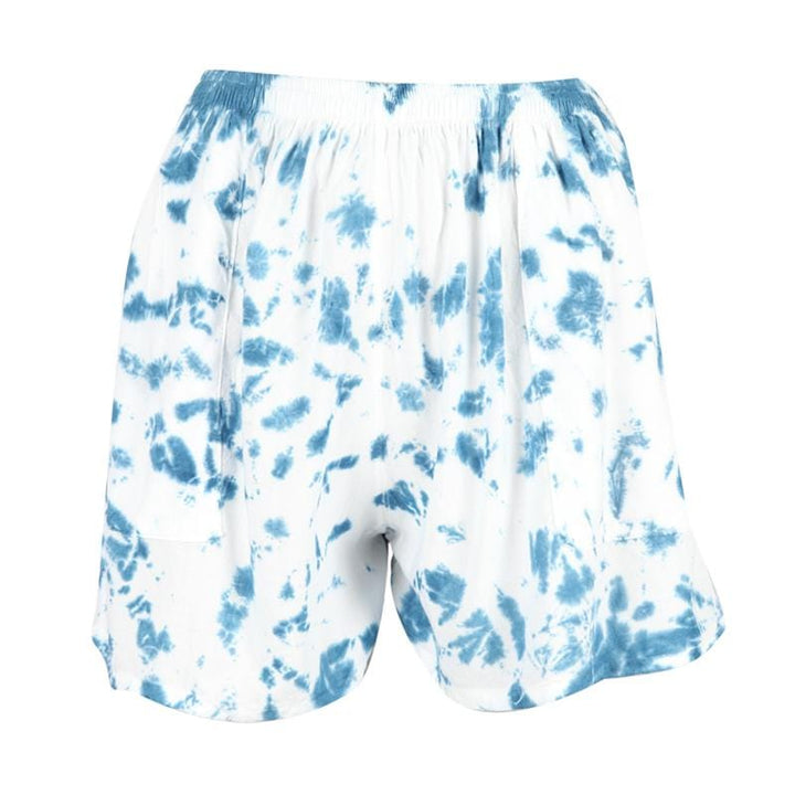 Shibori Indigo Tie Dye Shorts