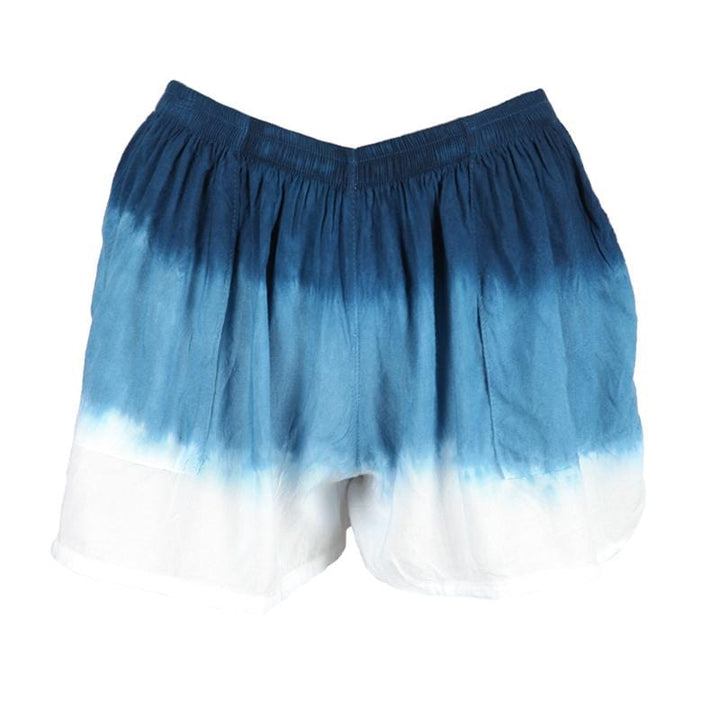 Shibori Indigo Tie Dye Shorts