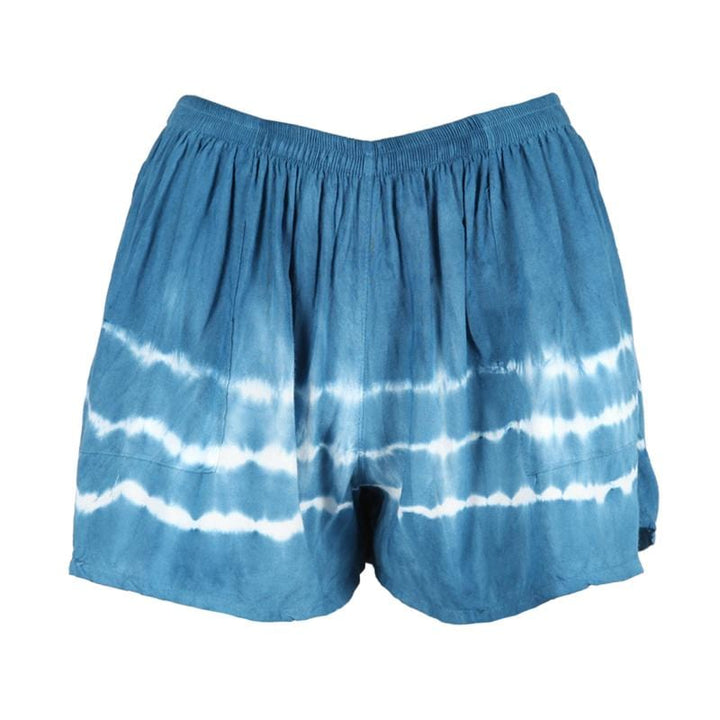 Shibori Indigo Tie Dye Shorts