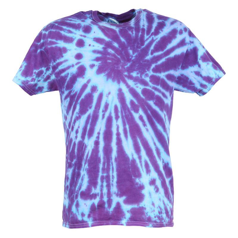 Men's Organic Cotton Purple Tie Dye T-Shirt