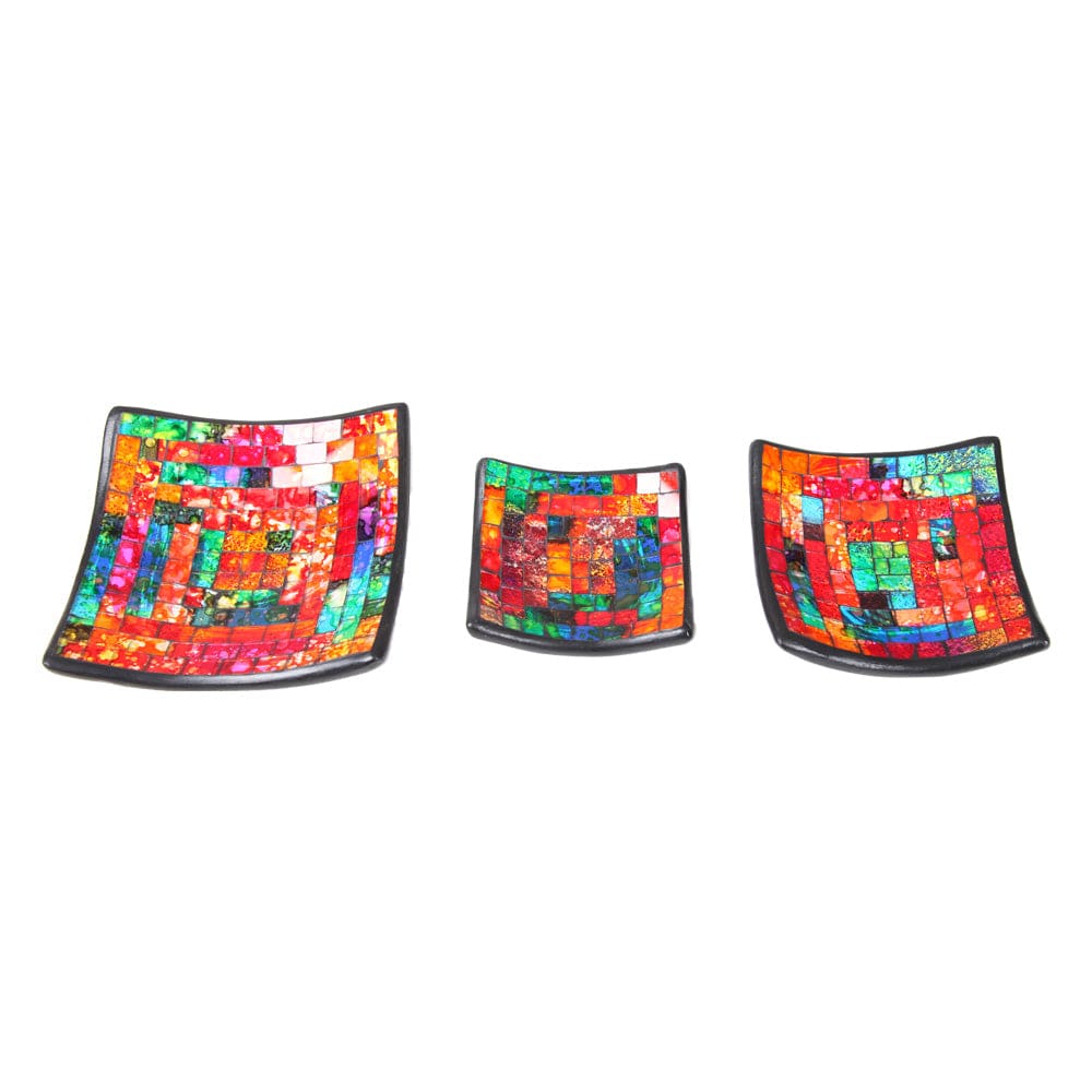 Square Mosaic Bowls