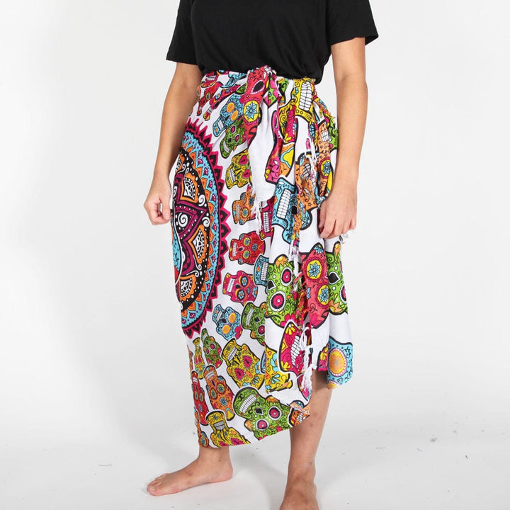 Candy Skull Sarong