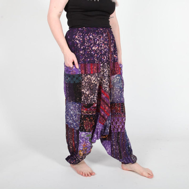 Patchwork Afghani Harem Pants