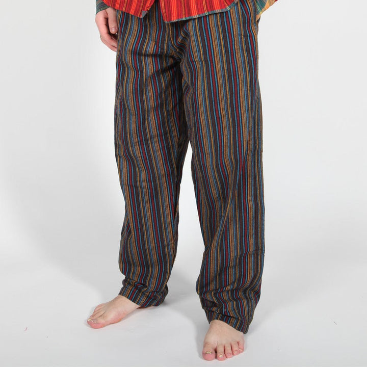 Striped Cotton Trousers