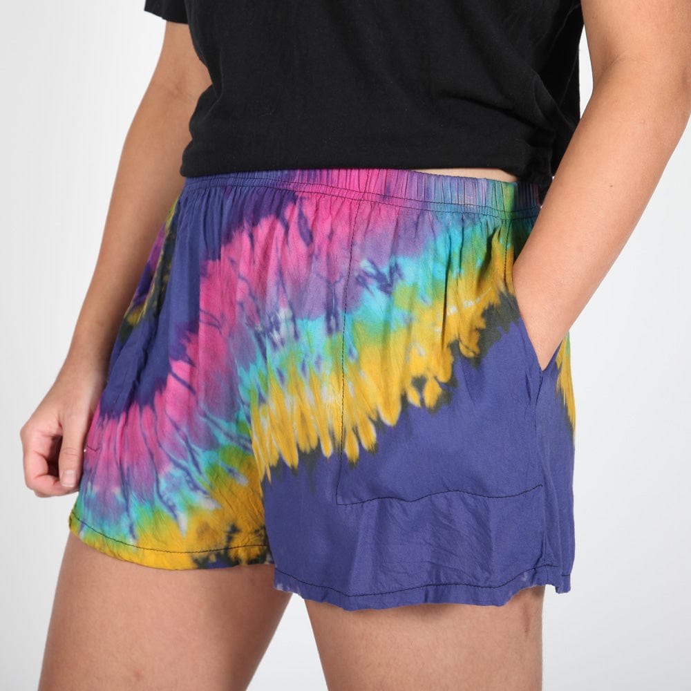 Petite Tie Dye Shorts