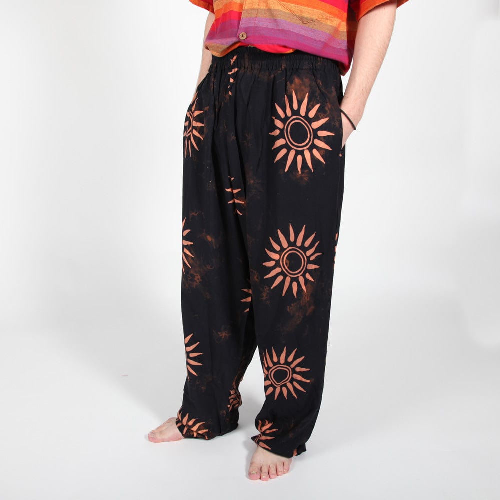 Men's Batik Sun Pattern Trousers