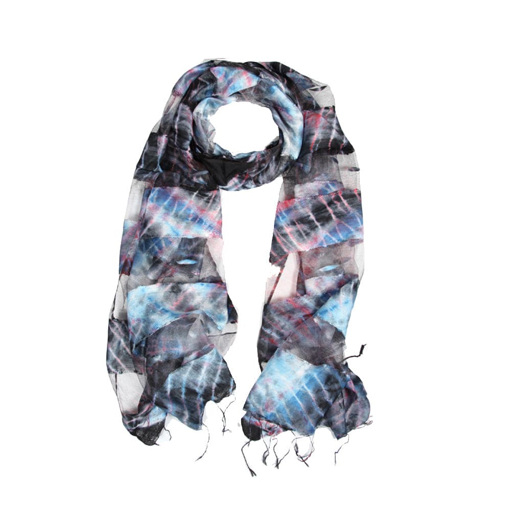 Tie Dye Silk Scarf