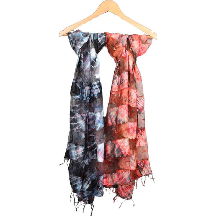 Tie Dye Silk Scarf