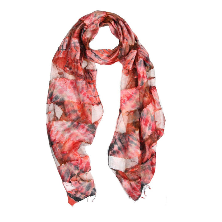 Tie Dye Silk Scarf