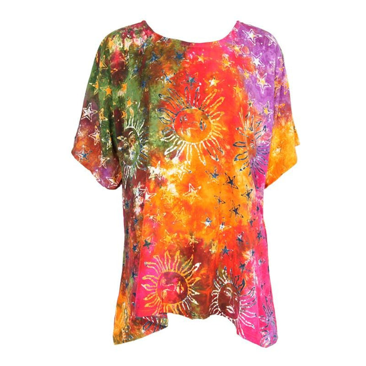 Tie Dye Celestial Short Kaftan..