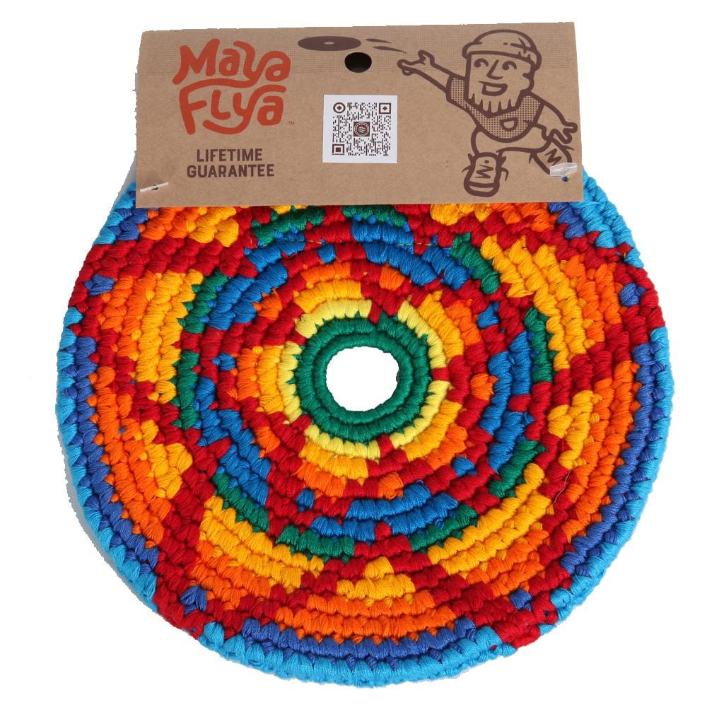 MayaFlya Flying Disc, El Grande Rainbow Swirl