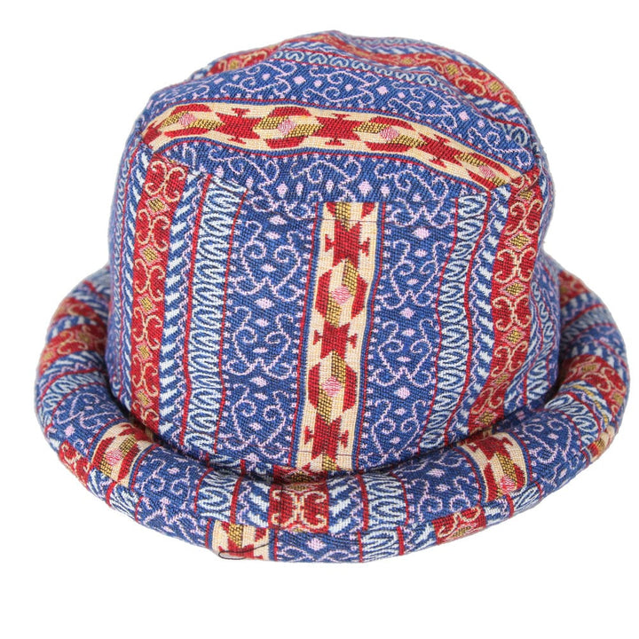 Woven Fabric Roll Brim Hat..